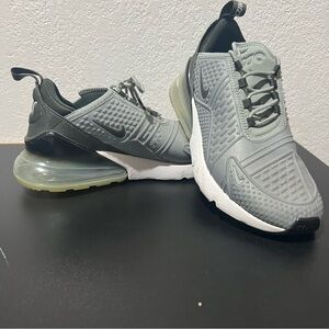 Nike Air Max 270 Light Gray and Black Men's Sneakers